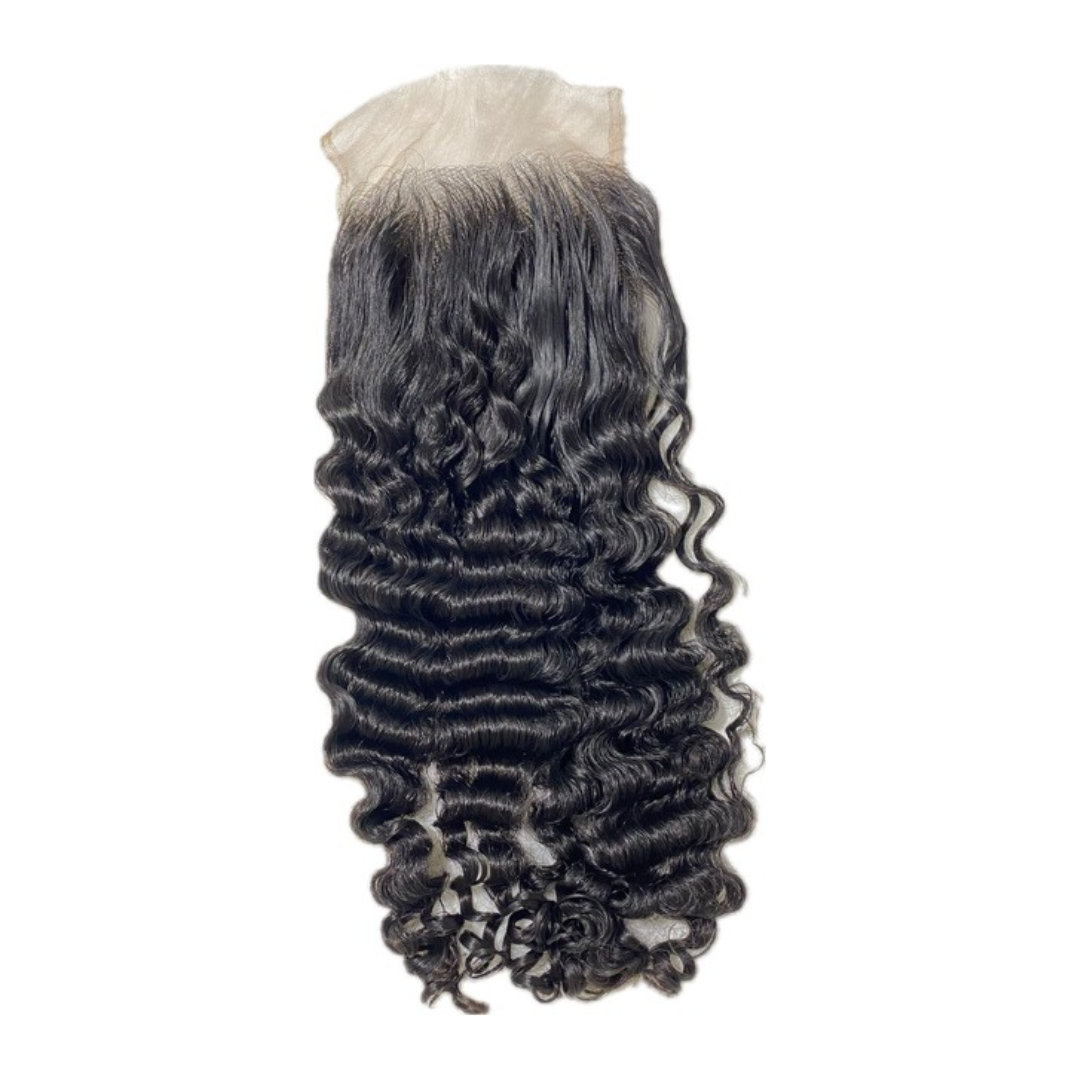 Raw Burmese Curly HD Closure
