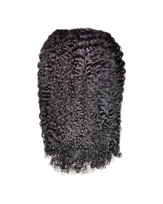 Raw Burmese Curly Flip-Over Half Wig (Pre-order ONLY. Ships within 8-12 business days from purchase date)